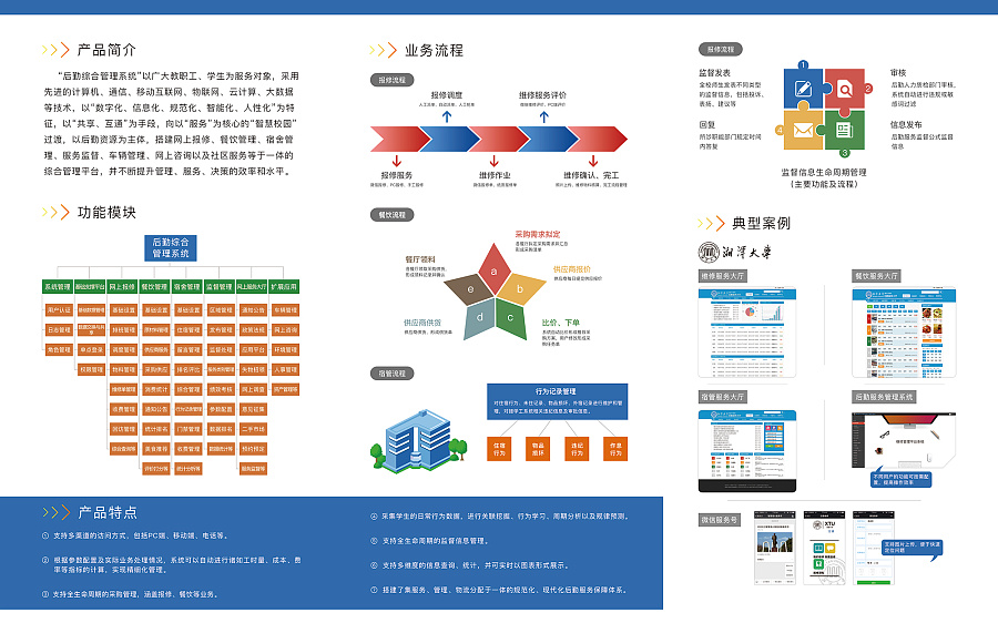 公司產(chǎn)品三折頁設(shè)計 阿白哥_Karida原創(chuàng)作品助力企業(yè)管理宣傳
